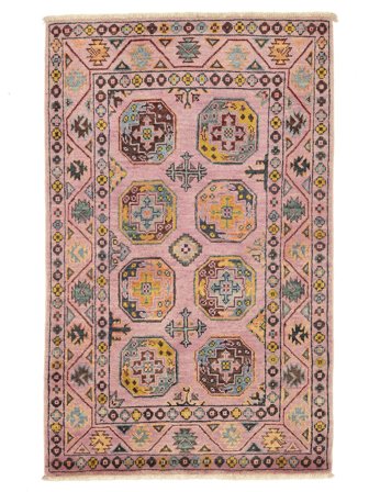 Hand Knotted Kazak Fine Rug 77X122 Wool Small