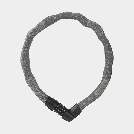 Kædelås med kode / kombinationslås ABUS Tresor 1385, 75 cm, Ø6 mm, Grey Star