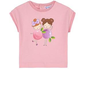 Mayoral Pink Graphic T-Shirt 6 Months - Tops - 6 months - Pink