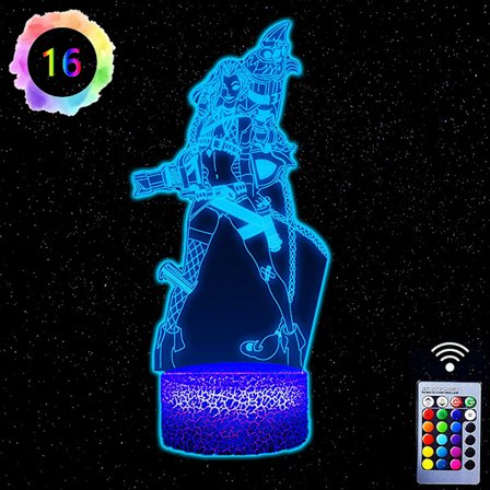 Kule ting til soverom Jinx Arcane 3D Visuell Lampe Touch LE