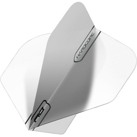 Red Dragon Darts Standard Flights Hardcore 100 Micron Extra Thick White 15 Pcs 5 Sets Professional Dart Flights for Winning Games