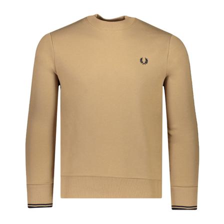 Fred Perry, Sweatshirts Beige, Heren, Maat:L,Katoen