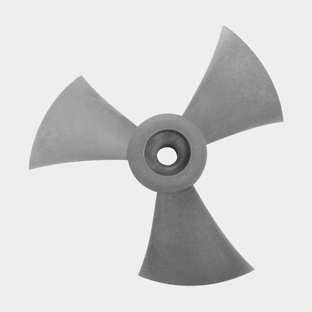Hélice Max Power, compatible avec propulseur d'étrave avec tunnel Ø125 mm (3 pales)