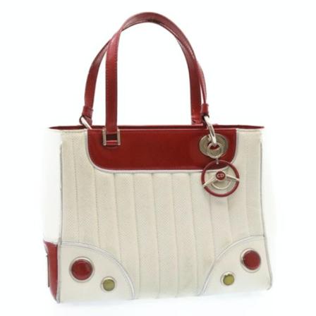 Dior Vintage, Pre-owned Handbag Rood, Dames, Maat:ONE Size,leer