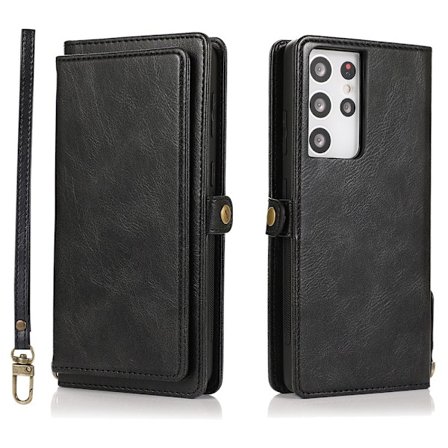 Samsung Galaxy S21 Ultra - Genomtänkt Praktiskt 2-1 Plånboksfodral