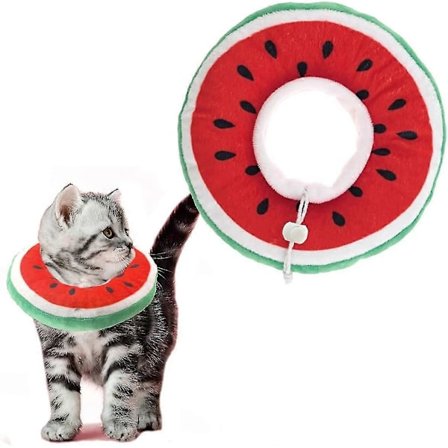 Ubiuo Blød Kattekrave, Justerbar Genoptræningskrave til Katte, Blød Kattekegle til Killinger og Hvalpe Efter Operation