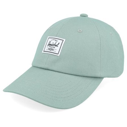 Herschel - Grön unconstructed Keps - Sylas Classic Cap Iceberg Green Dad Cap @ Hatstore