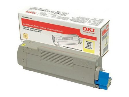 OKI Toner 46471101 Gul - Lyreco - Toner och bläck - Tonerkassetter - Toner OKI