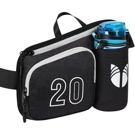 Midjeväska, Bumbags med Flaskställ, Vattenavvisande Bum Bag, Stor Kapacitet, Bum Midjeväska för Hundpromenader Vandring