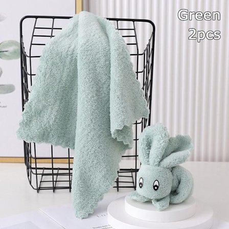 Rabbit-pyyhkeet, ananasruudukko, VIHREÄ