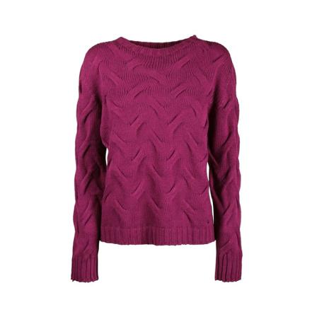 Kocca, Round-neck Knitwear Paars, Dames, Maat:L