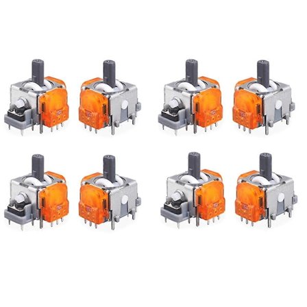 8 stk. til PS5 Controller TMR Elektromagnetisk Joystick Gamepad Thumb Stick 3D Analog Sensor Udskiftning