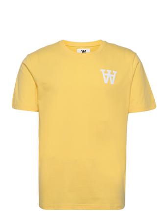 Ace Aa T-Shirt T-shirts Short-sleeved Keltainen Wood Wood