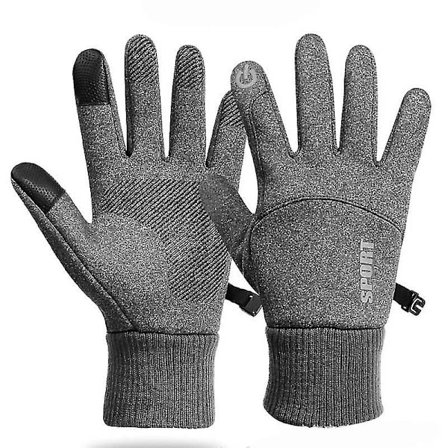 Talvi vedenpitävät miesten käsineet tuulenpitävät urheilukalastuskäsineet kosketusnäytöllä ajoon S-2xl