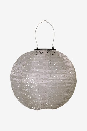 Star Trading - Solcellsdekoration Festa 25cm - Beige - Solcellslampor - Från Homeroom