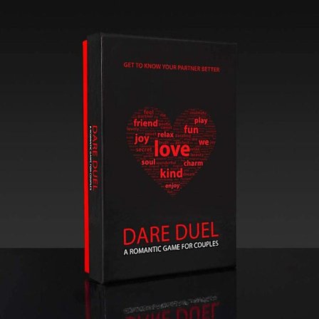 Dare Duel kortspill - Et romantisk spill for par - 91 spillkort