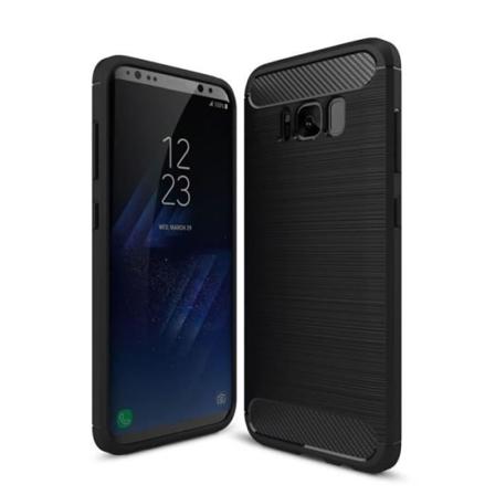 BeCool - German Tech Tpu Elite Carbon Black Cover til Samsung Galaxy S8+