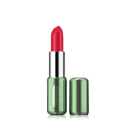 Clinique Pop Longwear Lipstick Satin Peppermint Pop, Makeup, Læber, Læbestift