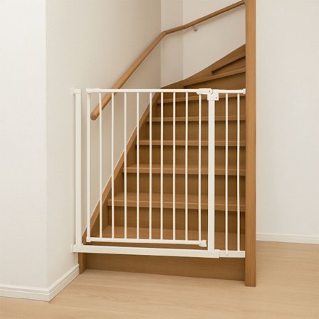 Jatkettava turvaportti oville ja portaille, 75–100 cm