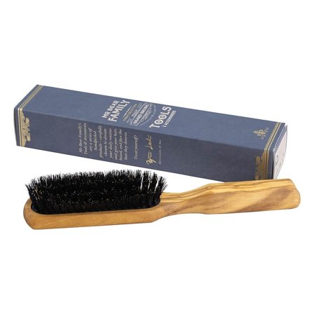 Mr. Bear Family Mr. Bear Skægbørste, Oliventræ, Mænd, Skægpleje, Skægbørster