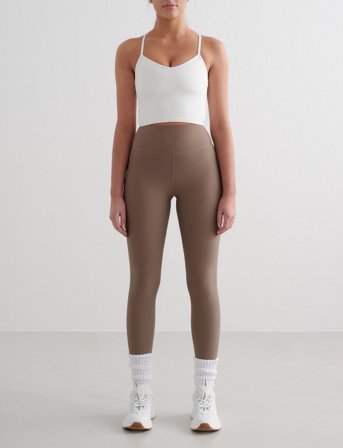 aim ́n Ribbed Performance Bralette - White - XL