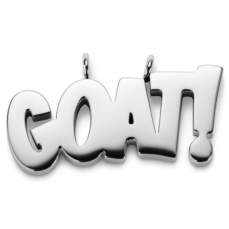Jaygee | Sølvtonet GOAT Anheng av Rustfritt Stål for menn - Halskjedeanheng