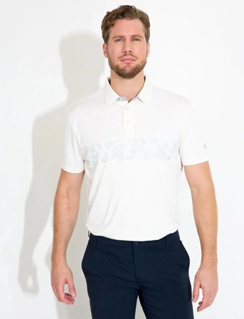 Abacus Mens Walton Drycool Polo - Cream - S