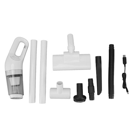 Håndholdt støvsuger for kjæledyr Trådløs kraftig støvsuger for dyrehår for hunder, katter Hvit