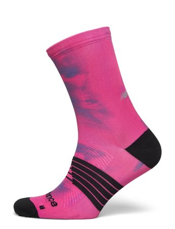 New Balance Pro Run Crew Socks 1 Pair - Pink - S