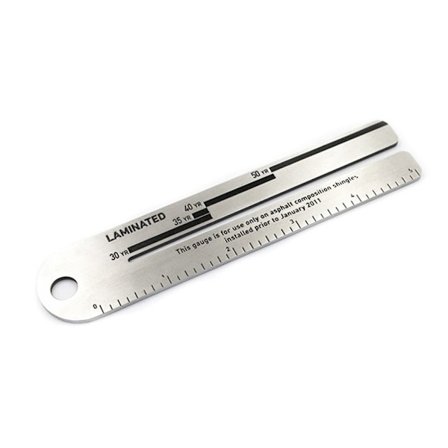 4/09 Shingle Gauge Träbearbetningslinjal Mätverktyg