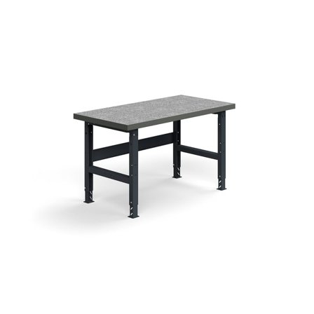 Arbetsbänk TRUST, 1500x760mm, 600 kg, vinyl