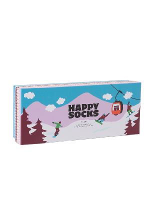 Happy Socks 4-Pack Åhlens Gift Set Sockor Unisex Blå 36-40