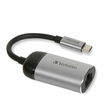 Verbatim USB-C till Ethernet Adapter - Grå