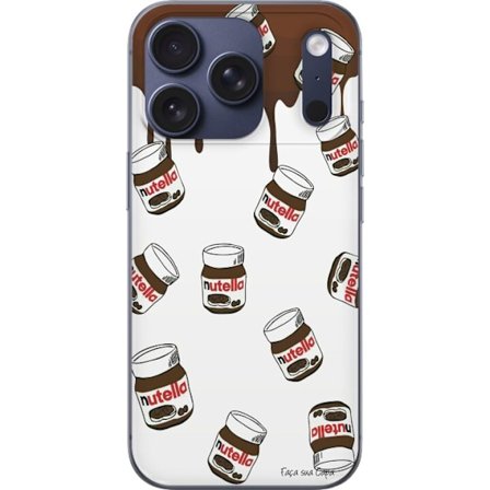 Kompatibel Mobilcover til Apple Apple iPhone 17 Pro Nutella Kawaii Style Sød Dessert