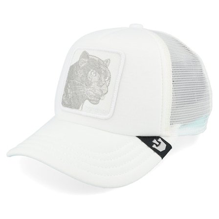 Goorin Bros. - White - trucker - Cap - Kids Lil Pantherino Chroma Wave White A-Frame Trucker - Hatstore