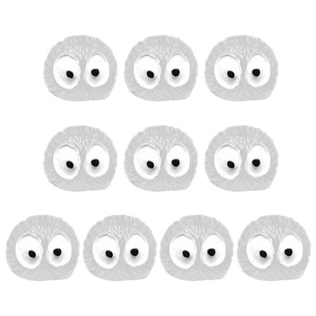 Mini Dust Balls Elf Glow in the Dark Micro Landscape Accessory Kit för Yard Lawn