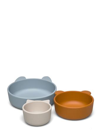 Eddie Bowls 3-Pack Blue Liewood