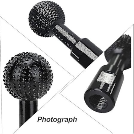 Träsnideri sfärisk borr - Trämetall borr snidverktyg - Karbidborr - 10mm trä snideri