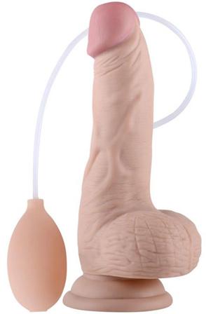 Lovetoy Soft Ejaculation Cock 20 cm Sprutande dildo - Blushme.se
