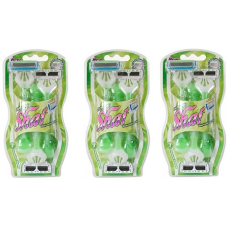 Rakhyvel Dorco Shai 9-pack , 6-bladig för kvinnor,tjejer