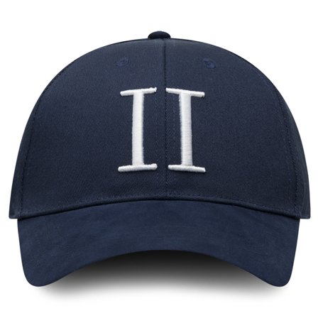 Les Deux | Gorra de béisbol en azul marino oscuro Suede II para hombres - Gorras para hombre