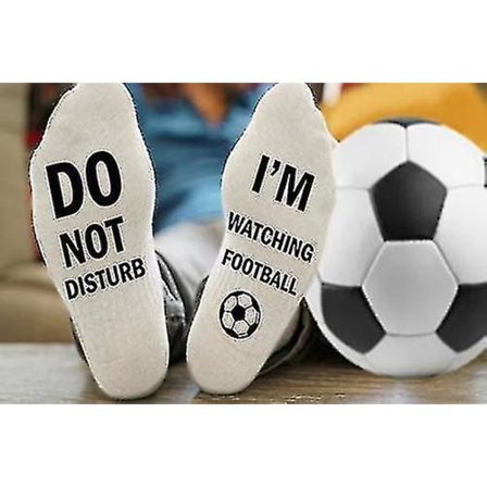 Forstyr ikke, jeg ser fodbold - sjove sokker til mænd og kvinder, der elsker fodbold