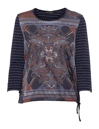 Shirt Short 3/4 Sleeve Blue Betty Barclay