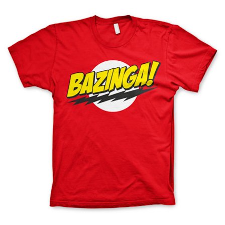 Big Bang Theory T-shirt Bazinga Logo