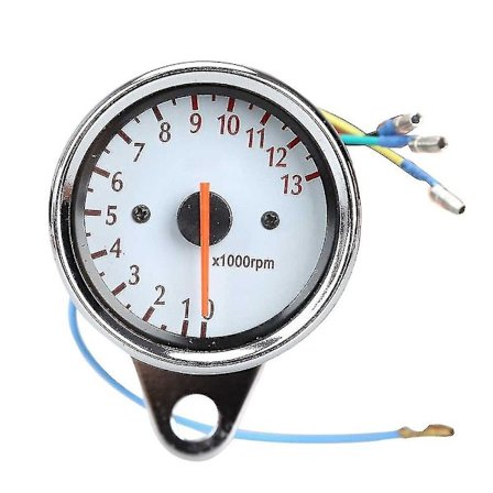 Universal Motorcykel Scooter 13000rpm Analog Omdrejningstæller Måler Natlampe