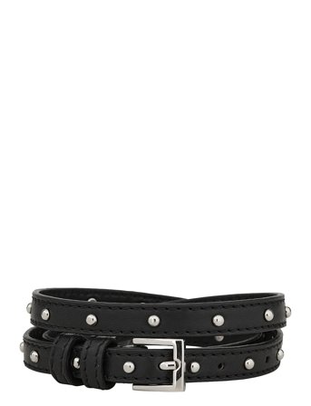 Becksöndergaard Nappa Stud Aria Belt - Black - XS/S