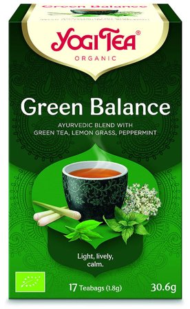 Yogi Yogi Tea Green Balance Ø 17 breve, Helse & Madvarer, Te, Grøn Te