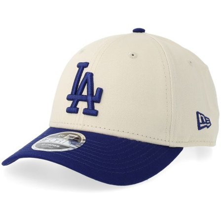 New Era - MLB Beige adjustable Keps - Los Angeles Dodgers 9FORTY M-crown Light Terracotta/Royal Adjustable @ Hatstore
