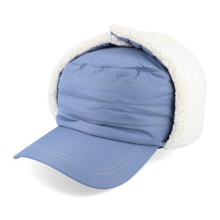 Save The Duck - Blau earflap Cap - Hollis Stone Blue Ear Flap @ Hatstore