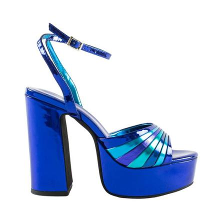 Jeffrey Campbell Jcsjc-641-12-3 Heel Sandalen , Blauw , Dames , Maat: 38 EU